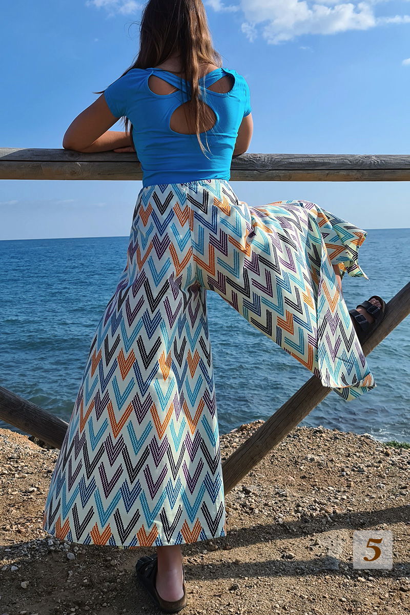 Pantalon en Tissu Wax style Thaï