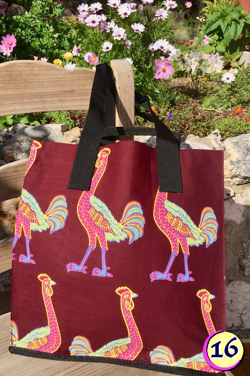 Cabas doublé de sac de riz recyclé - Sunoogo