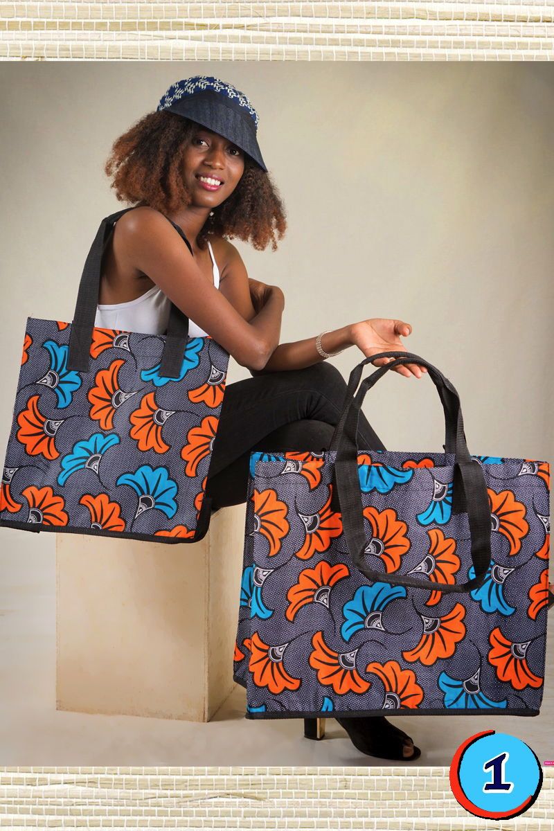 Cabas tote bag doublé de sac de riz recyclé - Sunoogo