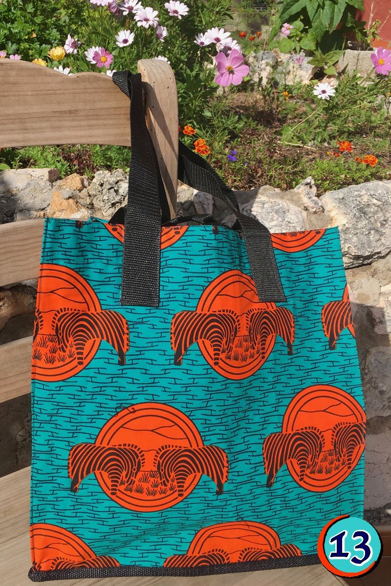 Cabas doublé de sac de riz recyclé - Sunoogo