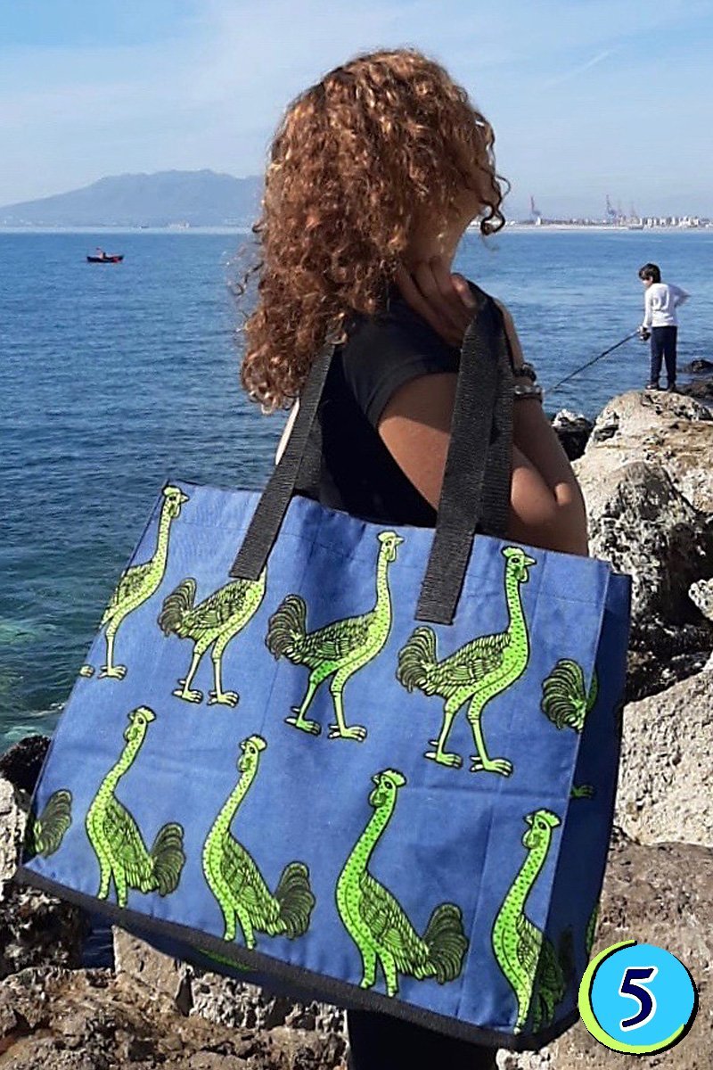 Cabas doublé de sac de riz recyclé - Sunoogo