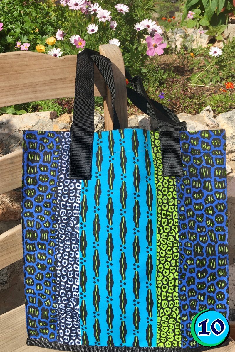 Cabas doublé de sac de riz recyclé - Sunoogo