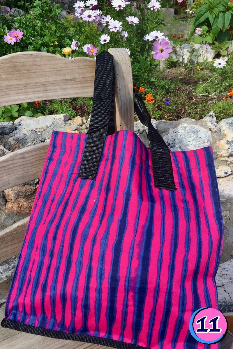 Cabas doublé de sac de riz recyclé - Sunoogo