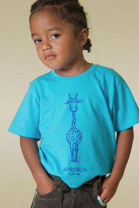 T-shirt Afreeca avec motif africain girafe - Sunoogo