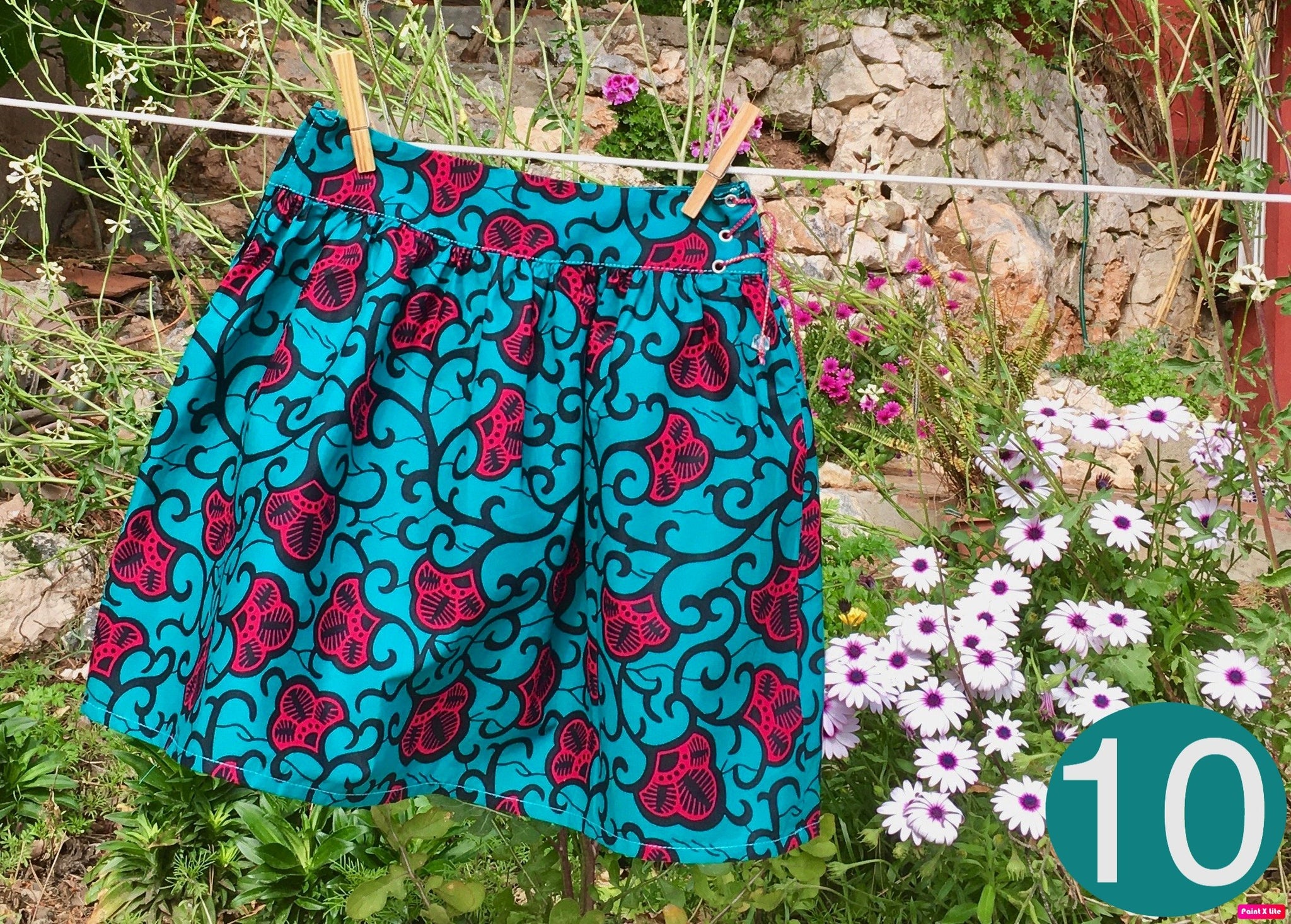 Patron Jupe Courte Jupe Droite Wax Skirt Jupe En Wax Tuto Jupe Wax