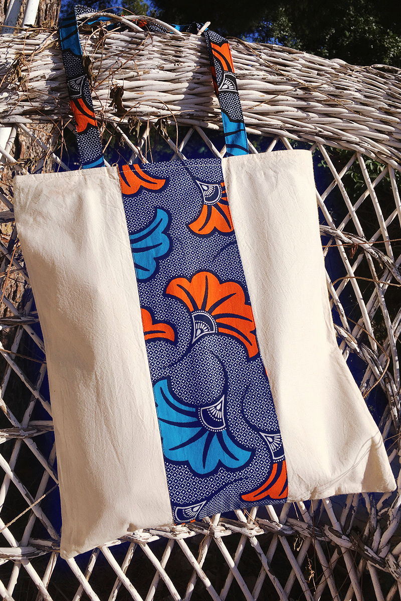 Sac à pain en coton biologique et tissu wax – Sunoogo